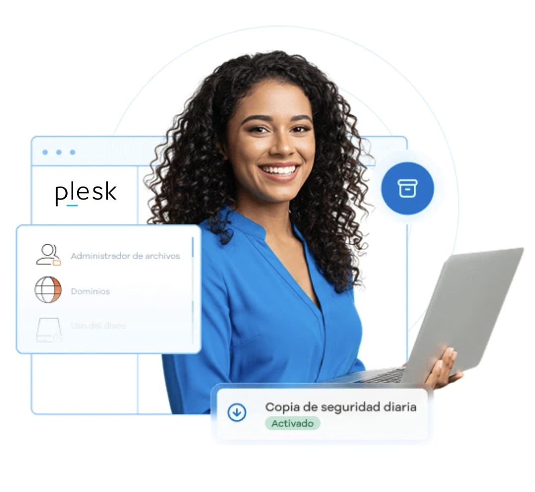 Panel Plesk para hosting WordPress